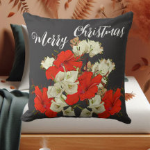 Red Garden Hibiscus God jul Blommigt Blooms