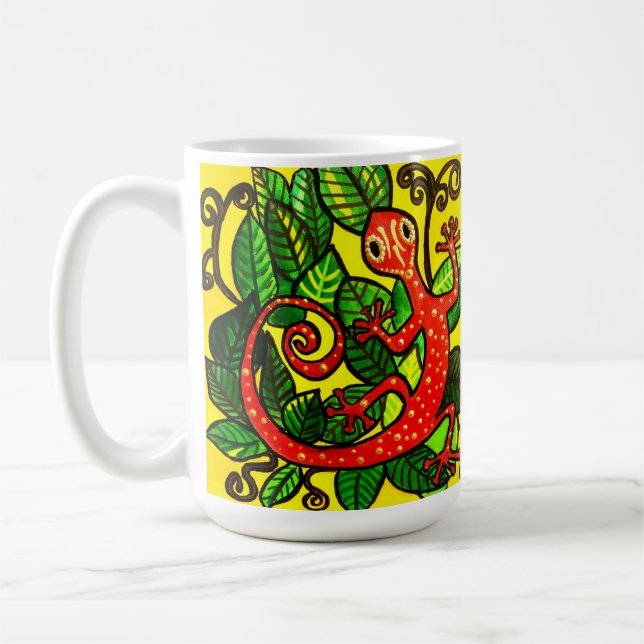 Red Gecko kaffe mugg (Vänster)