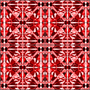 Red Gemstone Kakelplatta