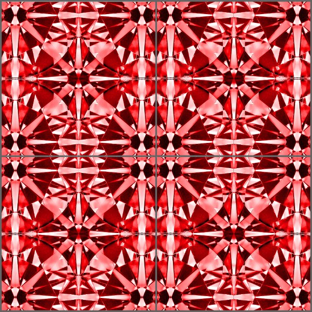 Red Gemstone Kakelplatta (Skapare uppladdad)