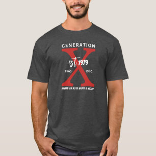 Red Generation X anpassar ditt år T Shirt