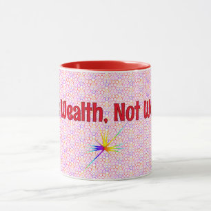 Red Geometric Tax Wealth, Påstående Mugg