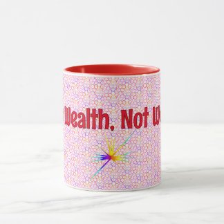 Red Geometric Tax Wealth, Påstående Mugg