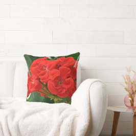 Red Geranium Kudde