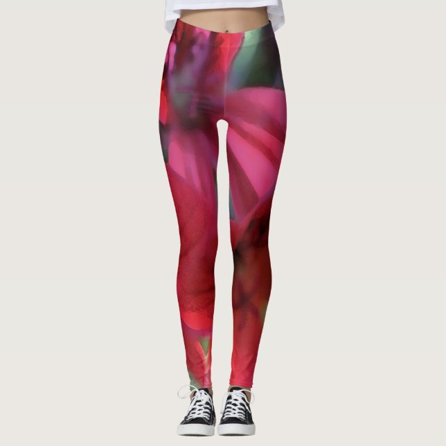 Red Geranium Leggings (Framsida)