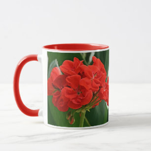 Red Geranium Mugg