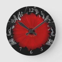Red Gerbera Daisy w/Swirl