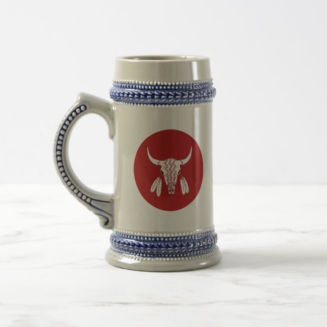 Red Ghost Dance Buffalo stein Sejdel (Vänster)