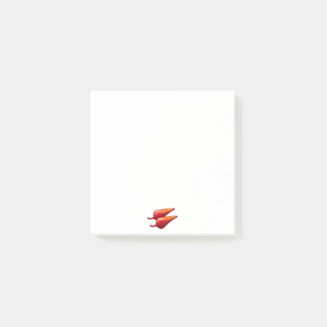 Red Ghost Dance Buffalo white note dynors Post-it Block (Framsida)