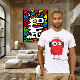 Red Ghost Shirt | IMMERSION - efter design | Unik T Shirt