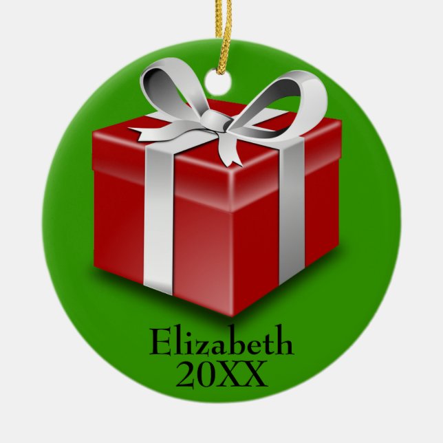 Red Gift Paket 2014 Ornament (Framsidan)