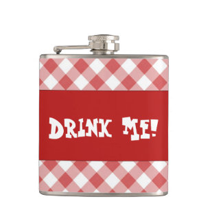 Red Gingham Drink Fickplunta
