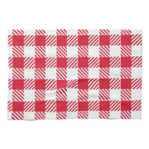 Red Gingham Kitchen towel