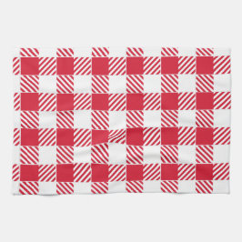Red Gingham Kitchen towel Kökshandduk