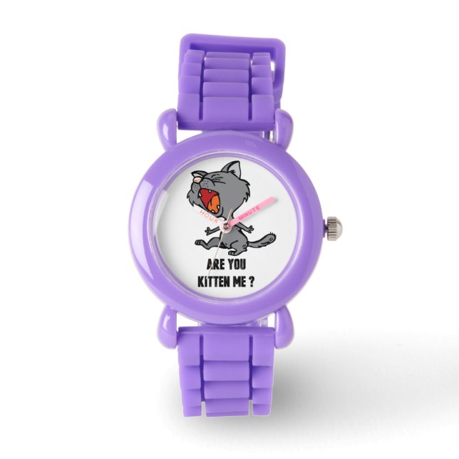 Red Glitter - Children's Watch Armbandsur (Framsida)