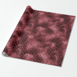 Red Glitter Dots Presentpapper