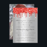 Red Glitter Drips Silver Möhippa Sweet 16th Birthd Inbjudningar<br><div class="desc">lyssnarhändelse för florenceK elegant Photo example från pixably.com</div>