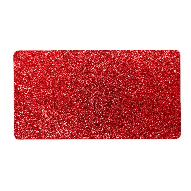 Red glitter fraktsedel (Framsidan)