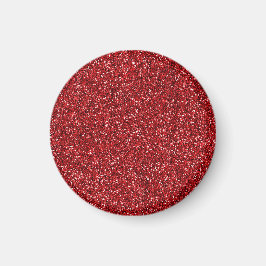 Red Glitter Glitz Magnet