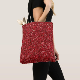 Red Glitter Glitz Tygkasse