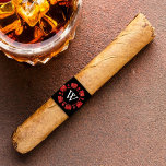 Red Glitter Monogram Poker Chip Casino Cigar Returadress Etikett<br><div class="desc">Fira i stil med dessa moderna och mycket trendig bröllop-cigarretiketter. Utformningen är enkel att anpassa med ditt eget monogram och dina gäster blir glada när de ser dessa fantastiska cigarrmärken. Matchande objekt finns i samlingen.</div>