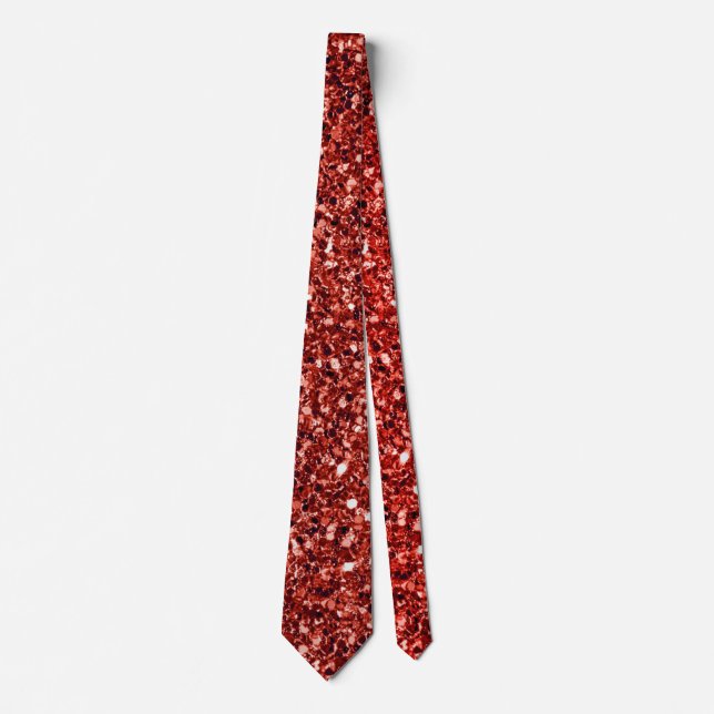 Red glitter och glyssning slips (Framsida)