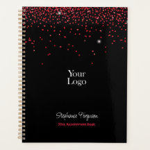 Red Glitter på Black Background varje vecka varje 