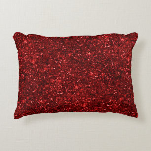Red Glitter Prydnadskudde
