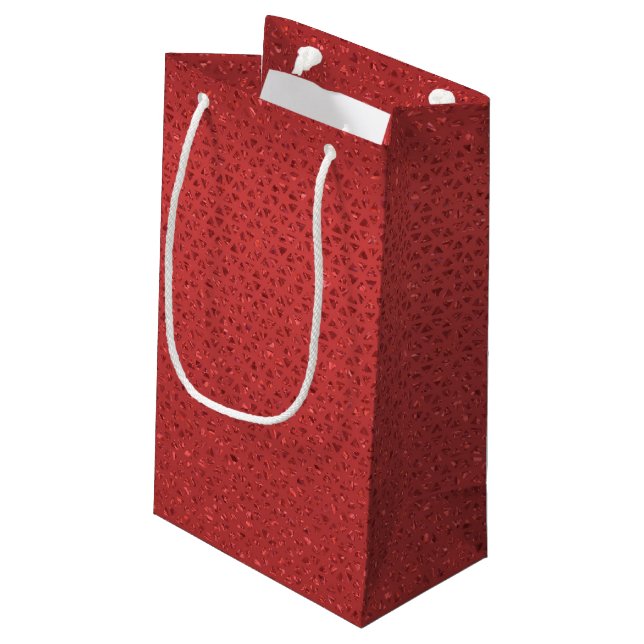 Red Glittery Gift Bag (Baksidan Vinklad)