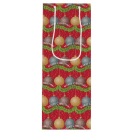 RED God jul boll prydnadsföremål mönster