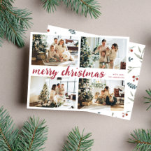 Red God jul Calligraphy Four Photo