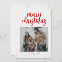 Red God jul Card