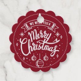 Red God jul Gift Märkre Gåvor Etiketter