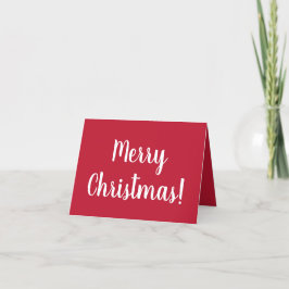 Red God jul Kärlek från Santa Personlig Helgkort