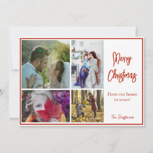 Red God jul Photo jul Card Julkort