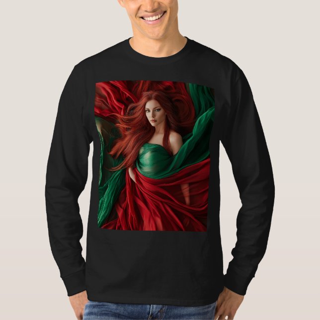 Red Goddess T Shirt (Framsida)