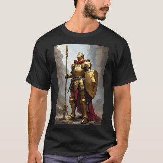 Red Golden knight (spear) T Shirt