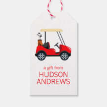 Red Golf Cart Personlig