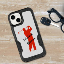 Red Golf Swing Personlig