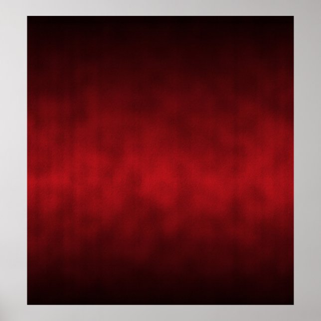Red Gothic Ombre Background Art Poster (Framsidan)