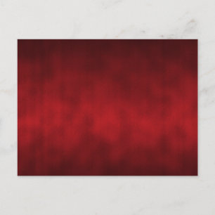 Red Gothic Ombre Background Art Vykort