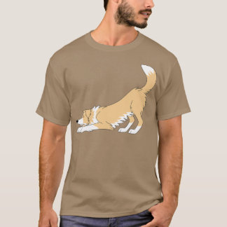 Red Gräns Collie Yoga T Shirt