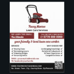 Red Gräsmatta-Mower, Gräsmatta Care Services Reklamblad<br><div class="desc">Red Gräsmatta-Mower,  Gräsmatta Care Advertising Flyer från Affärskortet Store.</div>