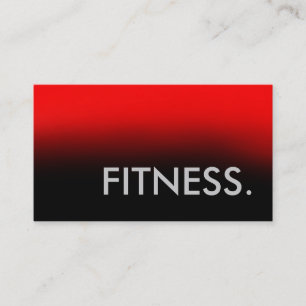 Red Grått Black Trainer Fitness Affärskort Visitkort