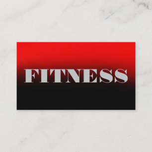 Red Grått Black Trainer Fitness Affärskort Visitkort