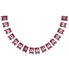 Red Grattis på födelsedagen Painting Splatter Bunt Vimplar