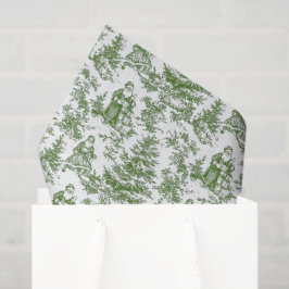 Red & Green Christmas Santa Toile