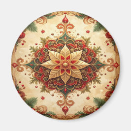 Red Green Decorative Christmas Holiday Magnet