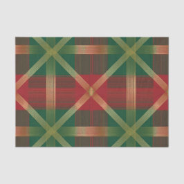 RED GREEN GOLD HOLIDAY CHRISTMAS PLAID PATTERN