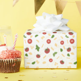 Red Green Pasta Tomato Basil Presentpapper